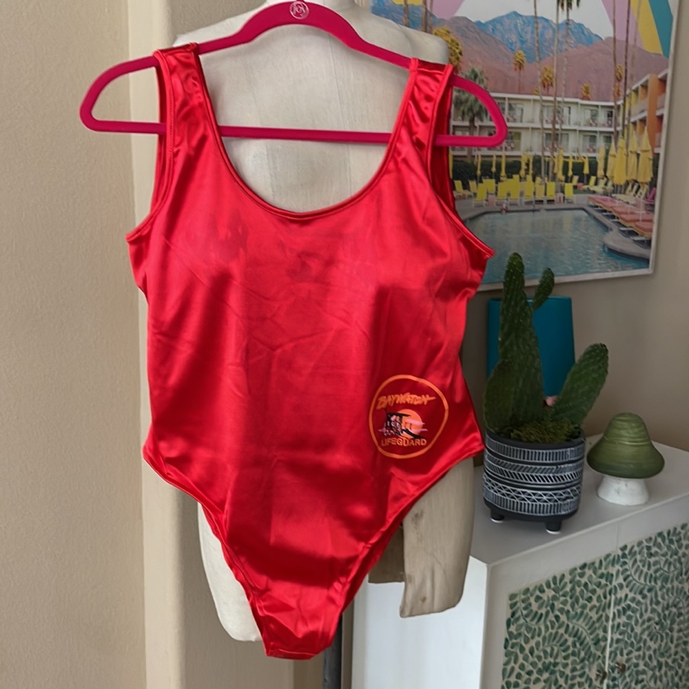 Baywatch Lifeguard One Piece Swimsuit NWT